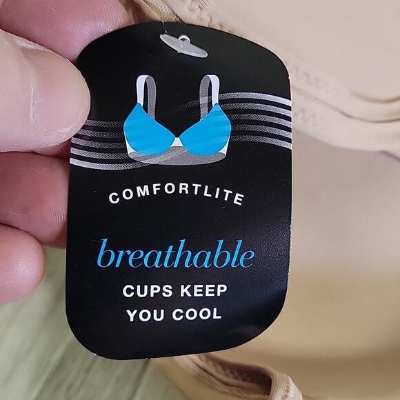 Bali Smoothing Nude Convertible Straps Bra Womens Size 34C NWT - Picture 5 of 9